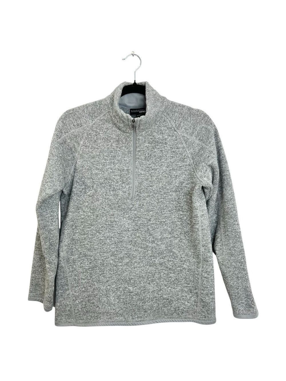 Sunice Storm Pack grey quarter zip gorpcore ski snowboard fleece mid layer M